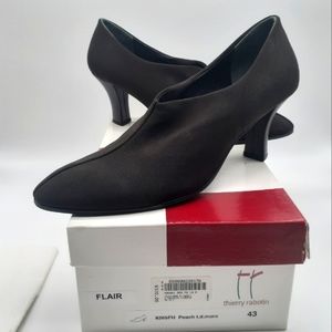 Thierry Rabotin Flair High Heels Chocolate Brown Microfiber W Size 13 M 43